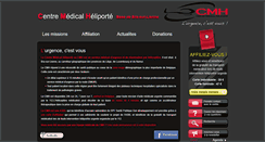 Desktop Screenshot of centremedicalheliporte.be